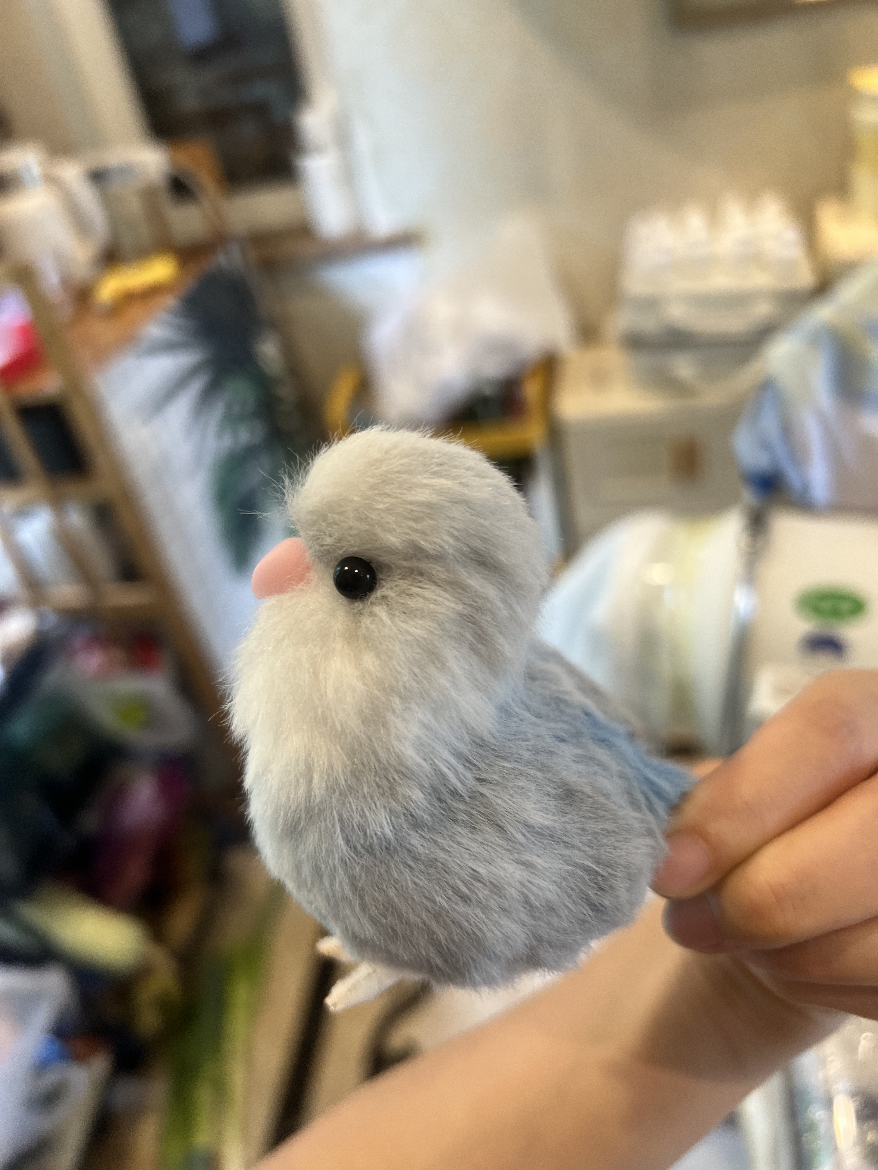 可爱鹦鹉成品羊毛扭扭棒小号鸟挂件玄凤虎皮仿真定制鹦鹉玩偶摆件
