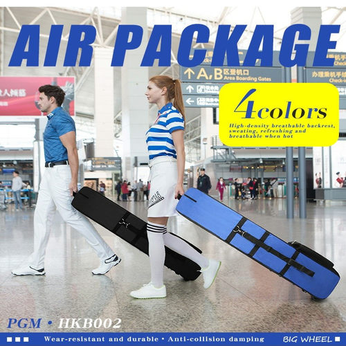 高尔夫航空包托运球包带滑轮