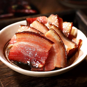 贵州特产腊肉威宁农家自制烟熏土猪跑山猪腊肉切片五花肉腌肉100g