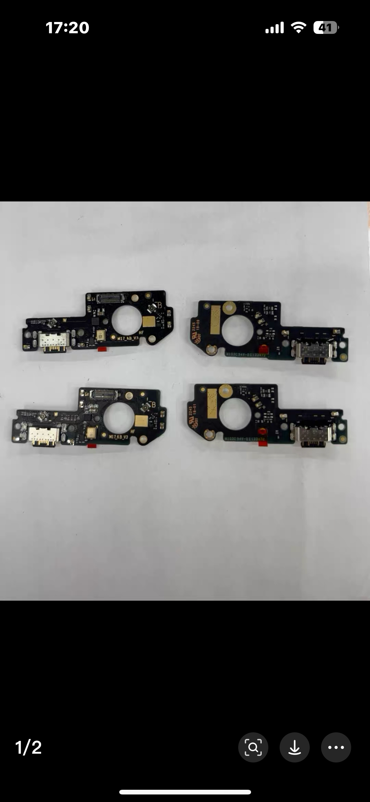 3c适用红米Note12 5G尾插小板送话器充电接口