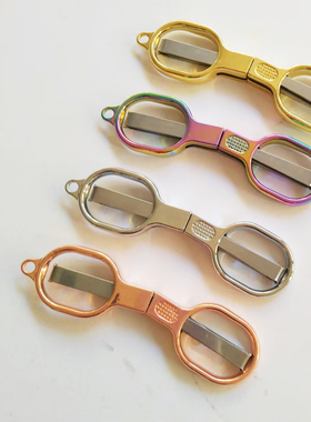 折叠钓鱼剪旅行双圈复古剪渔线剪不锈钢小剪刀多功能收缩8字剪子