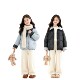 儿童两面穿休闲衣服大童秋冬上衣潮 新款 童装 女童加厚外套2025冬季