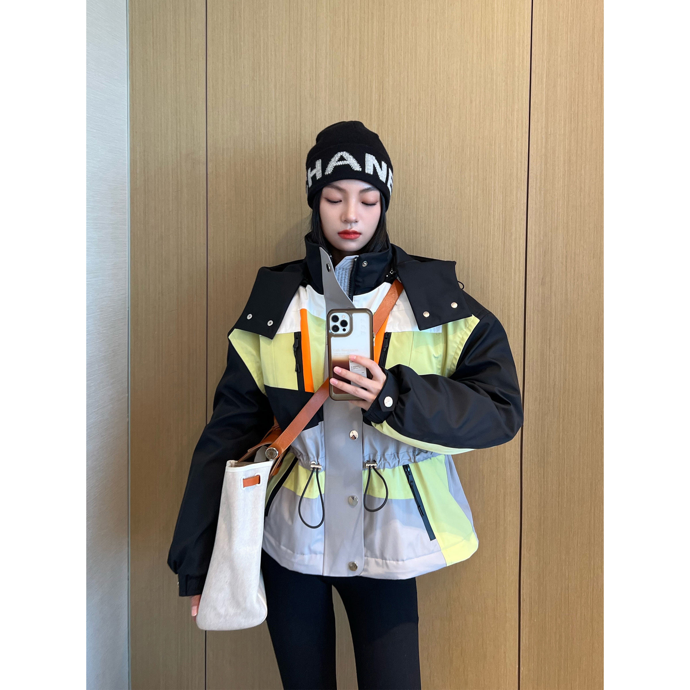 NancyCavally潮酷立裁派克鹅绒服