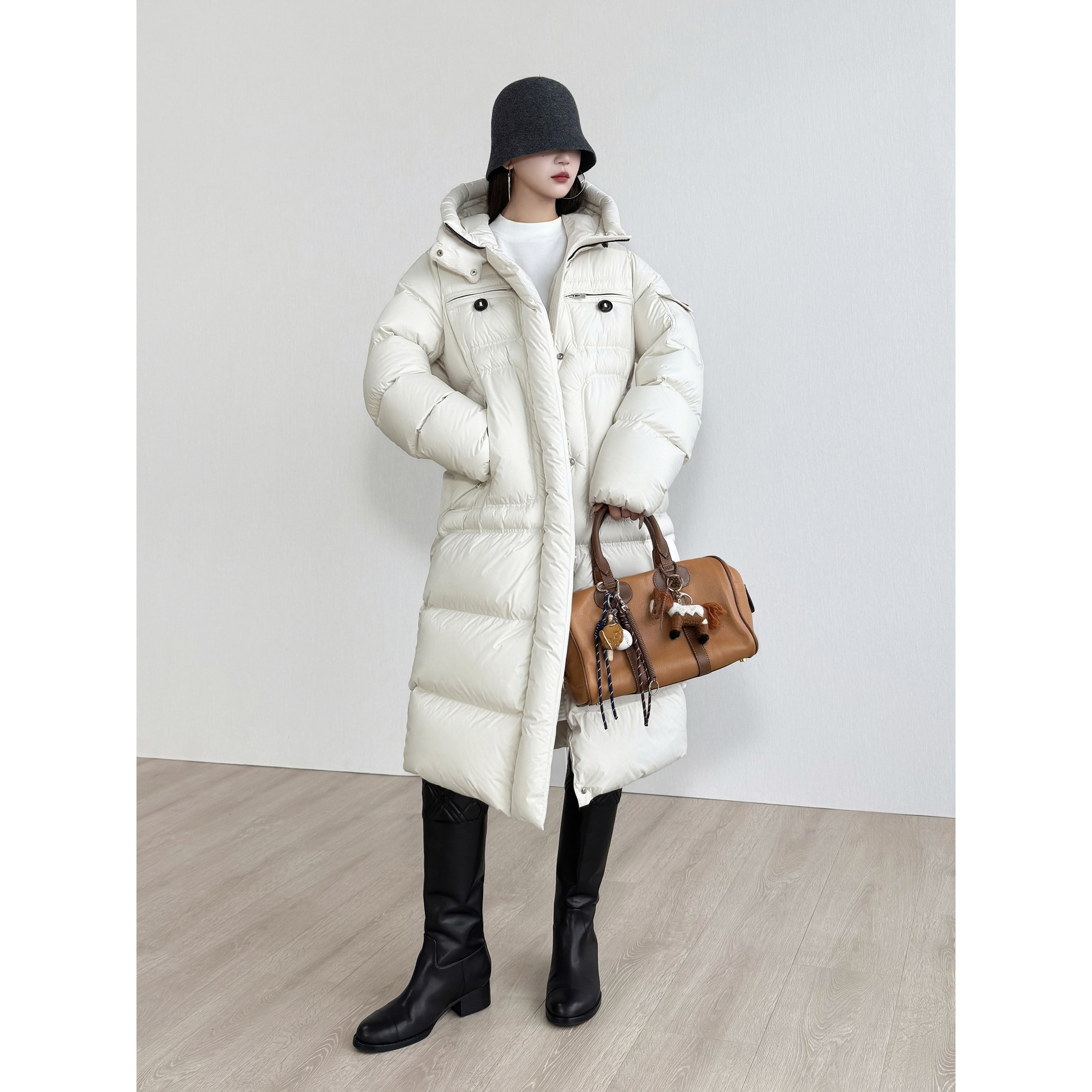 NancyCavally都市美学口袋羽绒服