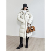 NancyCavally专柜款 奢级定制高密95白鹅绒 都市美学多口袋羽绒服