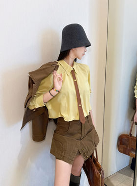NancyCavally美学制服感领带衬衫