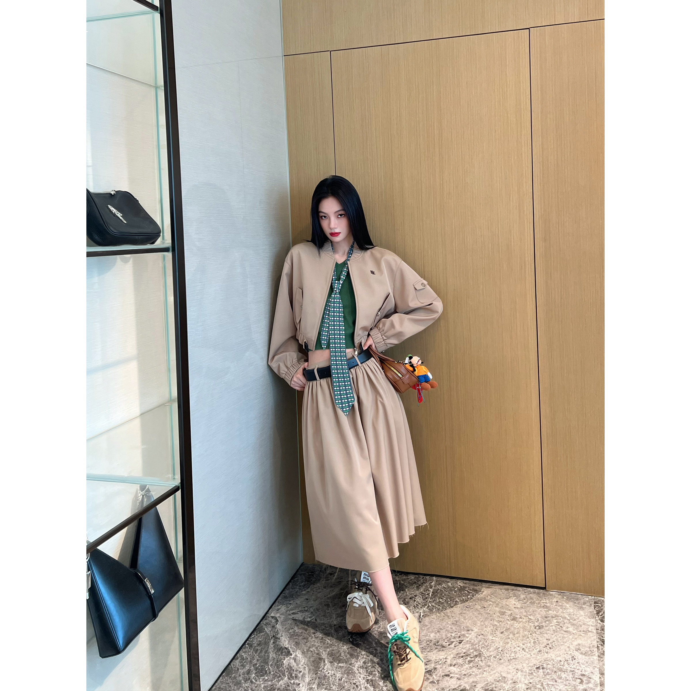 NancyCavally专柜款高密度羊毛 飞行夹克外套/花苞短裙/压褶半裙,女装/女士精品,时尚套装,淘宝优惠券,粉丝福利购,淘宝优惠卷