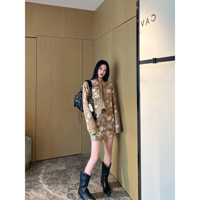 NancyCavally繁花似锦牛仔套装