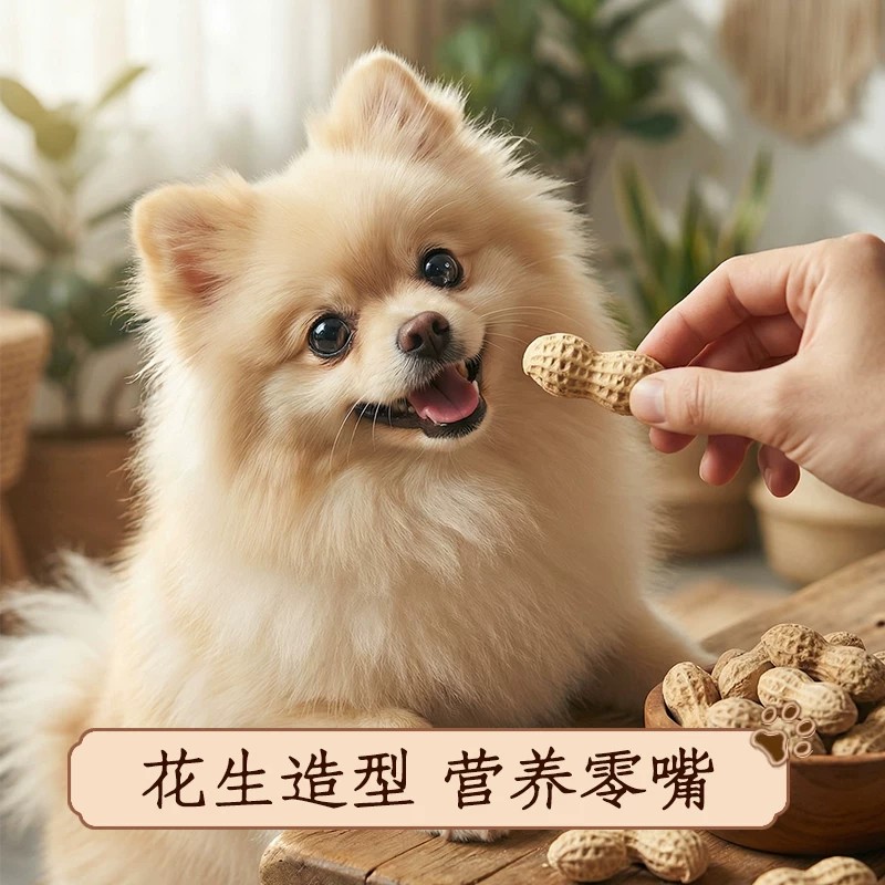 尾巴先生冻干花生狗狗磨牙零食犬柯基泰迪训练奖励配餐辅食