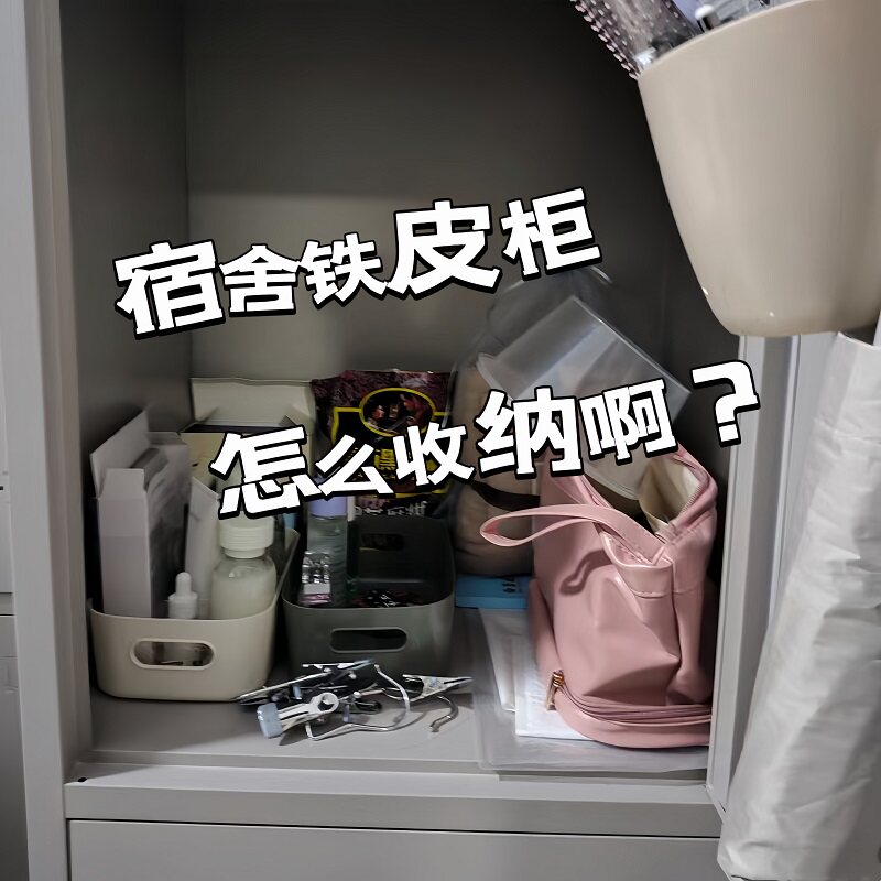 铁皮衣柜内部改造置物架多层收纳架宿舍好物可伸缩柜子分层隔板架图片