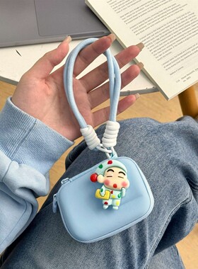 蜡笔小新适用于大疆action5pro4/3收纳包运动相机保护壳收纳盒