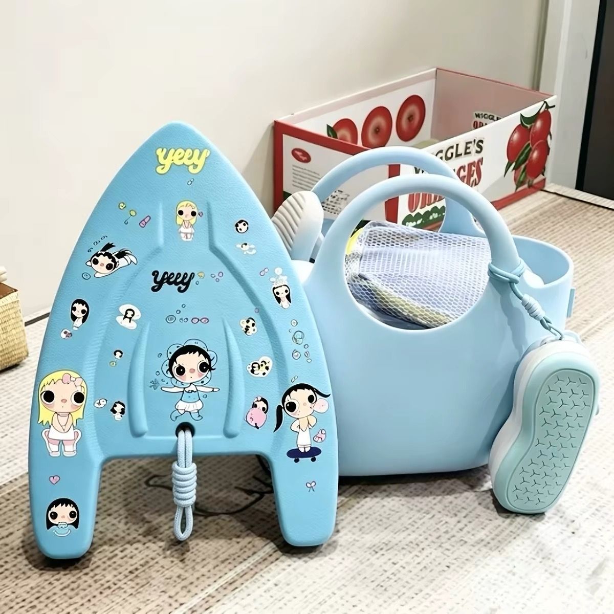 小玉yuy~游泳浮板贴纸diy初学者背漂辅助神器成人儿童装备打水板图片