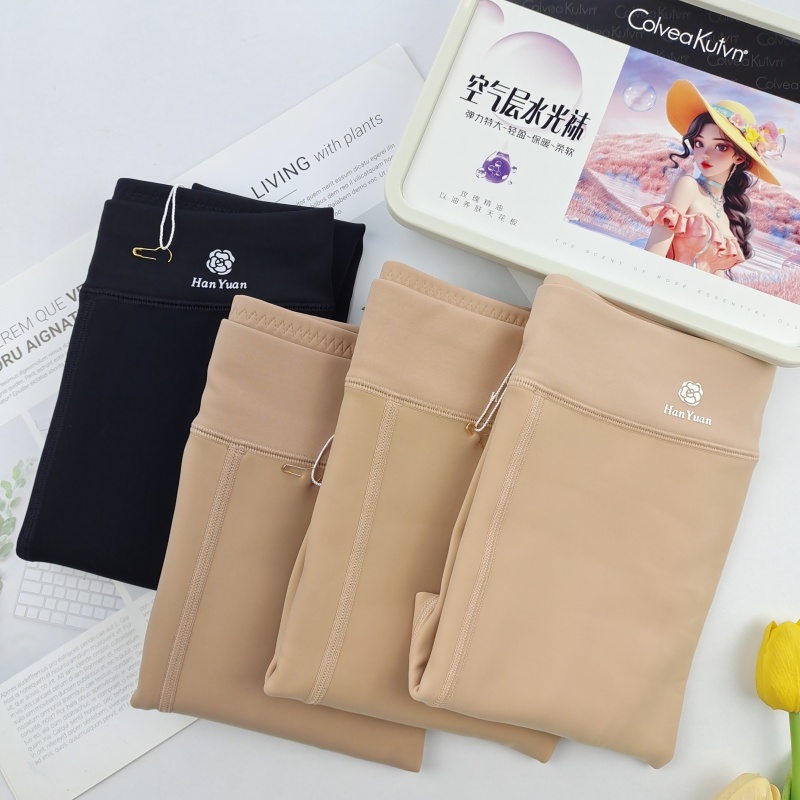 薄绒水光袜光腿神器肉色连裤袜