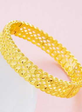 仿真精美铜镀金手镯饰物