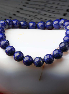 一生一石天然青金石简约时尚手链