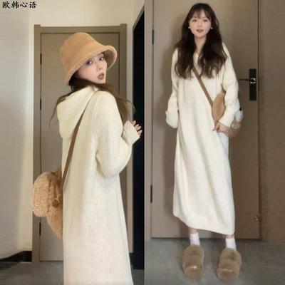 2024新款小个子白色连帽针