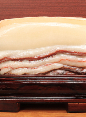 24*19*14cm11487g天然石材奇石摆件猪肉石五花肉装饰雕刻石摆件