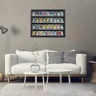 psa卡收纳展示架球星游戏王陈列架卡片展示柜球星卡展示柜 挂墙