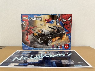 LEGO乐高 76173 漫威超级英雄 蜘蛛侠与幽灵骑士摩托车大战积木