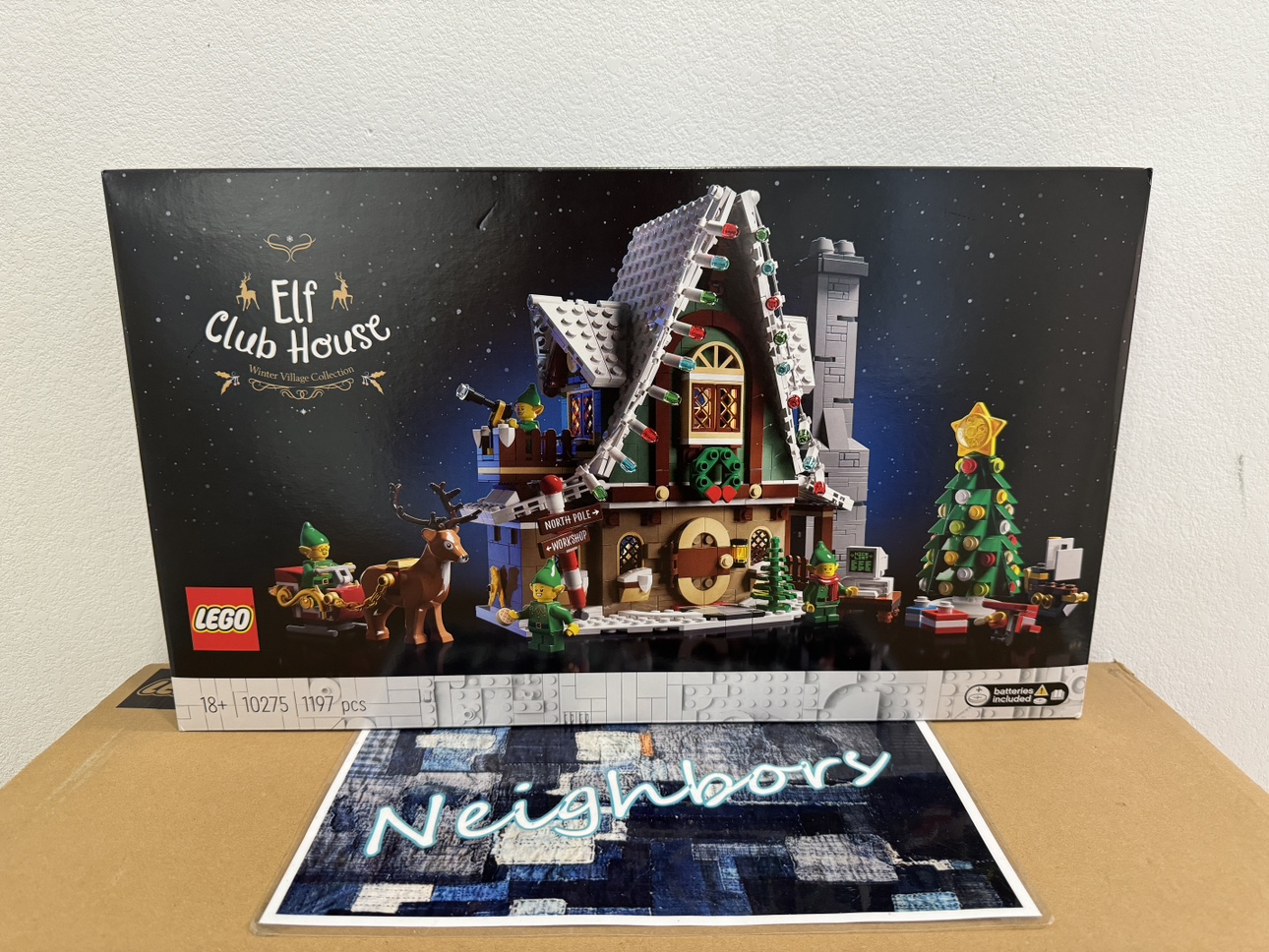 LEGO乐高 10275 圣诞精灵魔法屋俱乐部 男孩女孩益智拼搭积木玩具