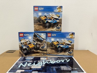 LEGO乐高60218 城市系列 沙漠拉力赛车 巨轮越野车绝版积木玩具