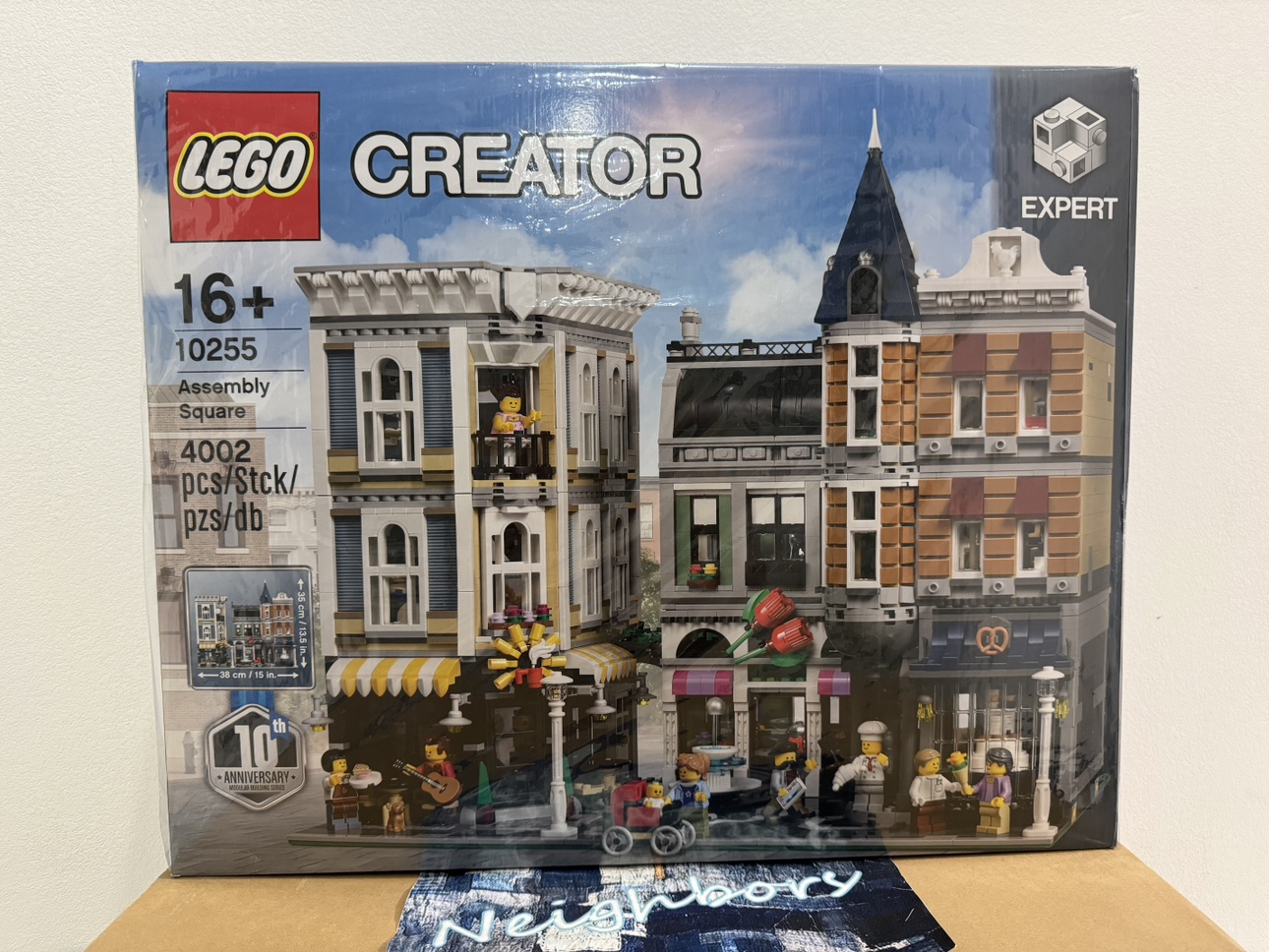 LEGO乐高10255 icons 城市中心集会广场 益智拼搭 街景积木玩具