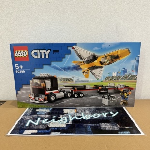 LEGO乐高60289 空中特技喷气飞机运输车City城市益智拼搭积木礼物