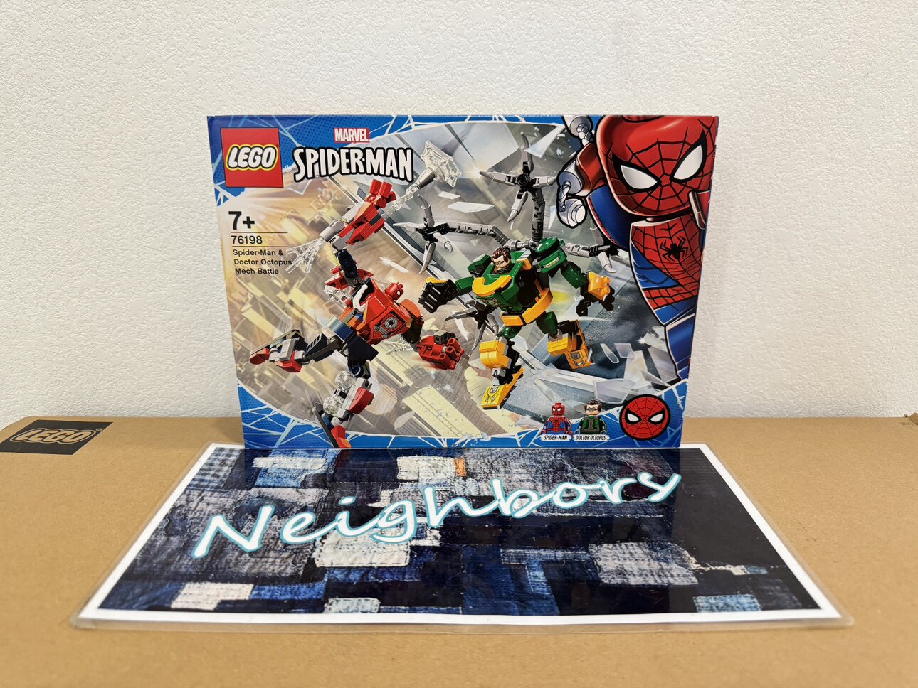 LEGO乐高 76198 超级英雄漫威蜘蛛侠与章鱼博士 机甲大战积木玩具
