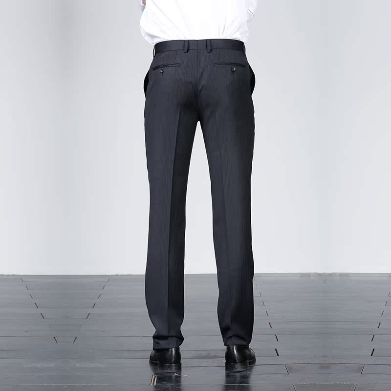 Pantalon droit pour jeunesse BAROMON en laine pour automne - Ref 1490584 Image 2