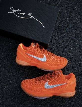 燎原耐克Nike Kobe 6 ZK6暴力橙色 实战低帮篮球鞋IH1871-800