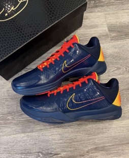 燎原耐克Nike Kobe 5 ZK5 克拉克 印第安纳配色低帮实战篮球鞋