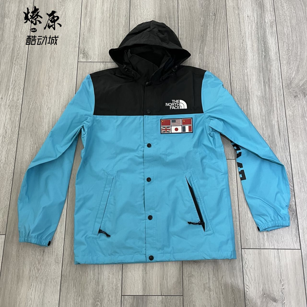 燎原 Supreme 14SS The North Face TNF 北面联名地图冲锋衣
