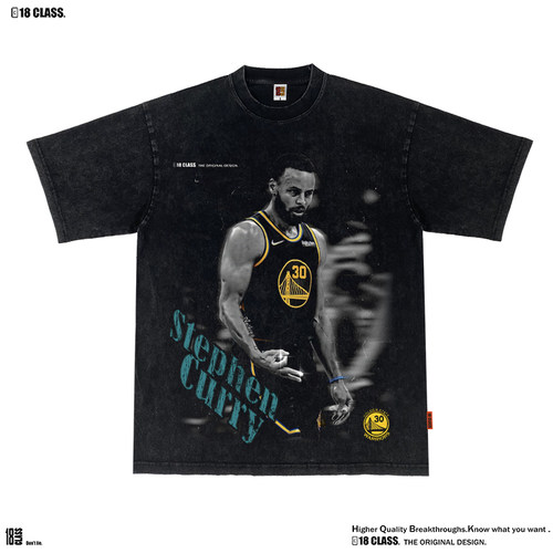 Curry库里篮球星人物纯棉短袖T恤