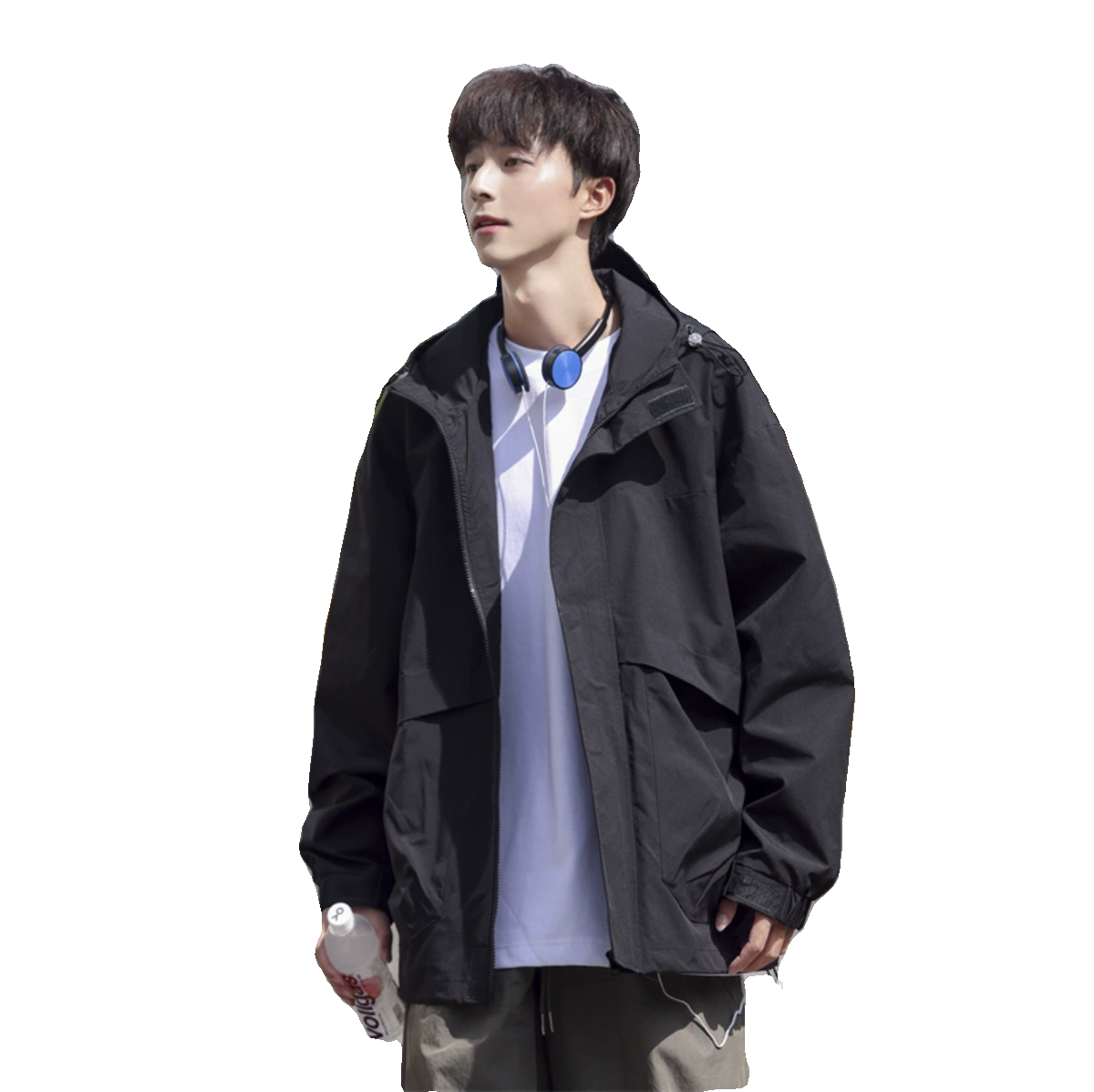 美式vibe防风冲锋衣外套男春秋户外机能连帽工装夹克潮7017p98,男装夹克,星座710