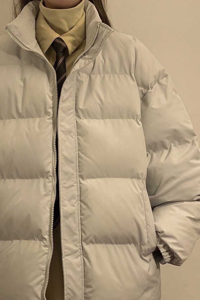大码学院风学生宽松保暖棉服女立领棉衣外套冬季连帽面包服MY04,男装棉衣,星座710