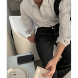 条纹衬衫男长袖秋季高级感痞帅韩版潮流休闲衬衣外套XZ710-805P50，男装衬衫，星座710