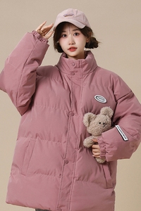 2025冬新款立领宽松棉服女外套冬韩版宽松加厚面包服潮图片