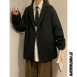 中性盐系ins小西服女外套潮高级感痞帅复古气质潮牌西装7008P45，男装西服套装，星座710