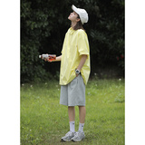 西海岸日系纯棉短袖衬衫女设计感小众休闲夏季薄款上衣7001-P45，男装T恤，星座710