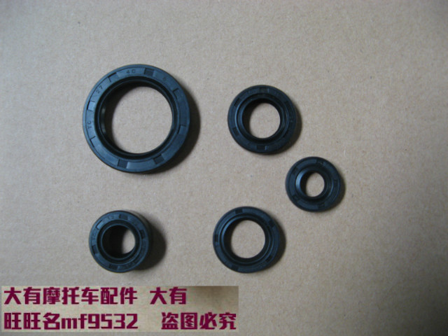 适配于铃木王GS125钻豹HJ125K摩托车全车油封 发动机曲轴油封