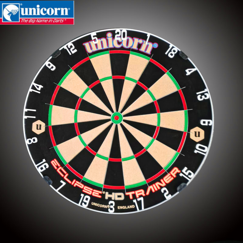 独角兽飞镖靶盘窄分训练飞镖靶盘