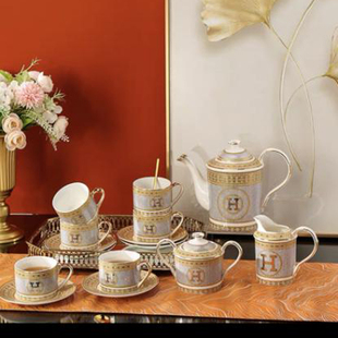 欧式咖啡具套装陶瓷茶具茶杯套装 英式下午茶 创意结婚礼品
