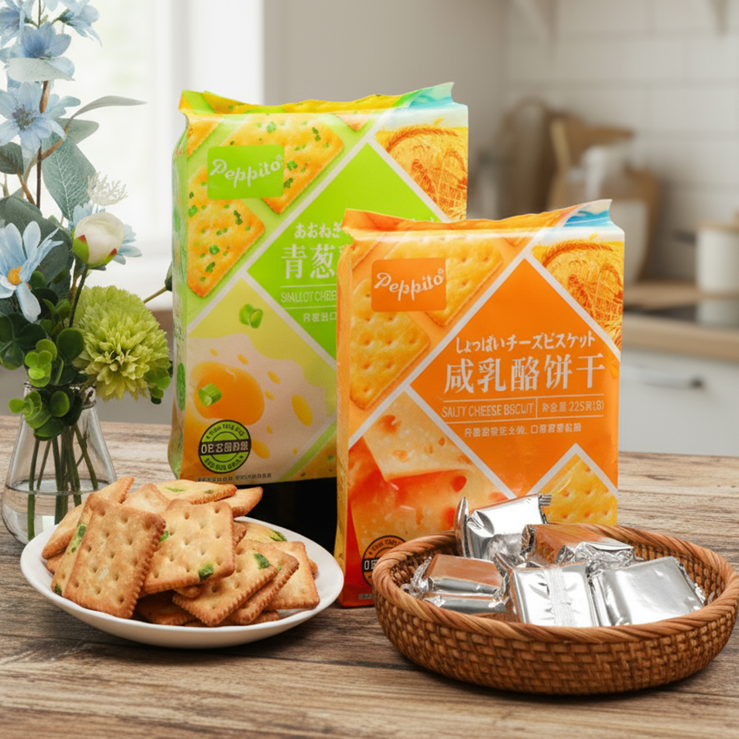 咸乳酪酥脆饼干小包装零食