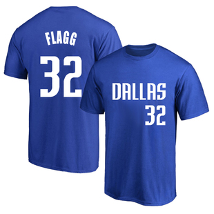 2025状元独行侠32号弗拉格球衣训练服纯棉圆领短袖T恤篮球半袖