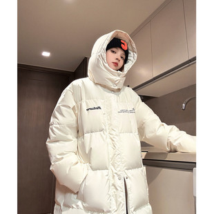 主推 加厚情侣羽绒服男女H918 中性90白鸭绒羽绒被艺考长款