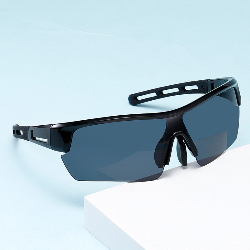 跨境新款PC半框自行车骑行眼镜户外防风运动镜时尚太阳眼镜直销