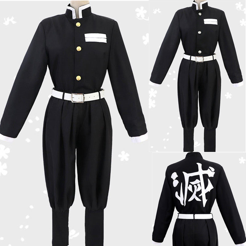 鬼灭之刃cos服队服cosplay 现货动漫服饰鬼灭之刃成人儿童衣服图片