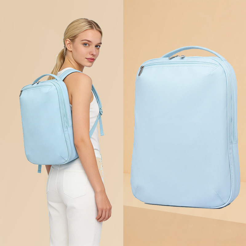 简约商务轻薄电脑包小背包男女
