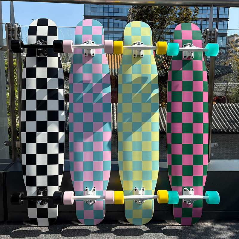 XDY长板专业板果格系列滑板舞板初学者刷街代步男女生儿童成人