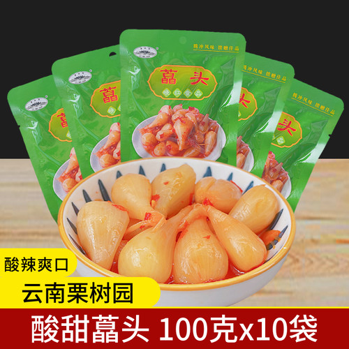 栗树园酸甜藠头云南保山酸辣泡菜